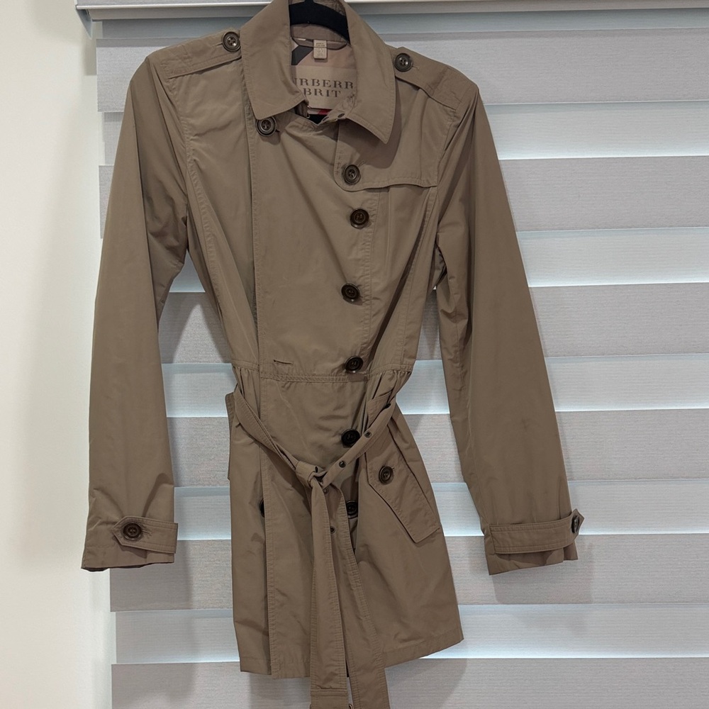Burberry Women's Classic Brown Trench Coat